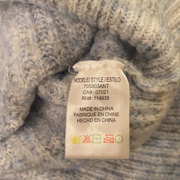 Anthropologie | Women’s | Moth Blue V-Neck Sweater | Size: S - Picture 6 of 7